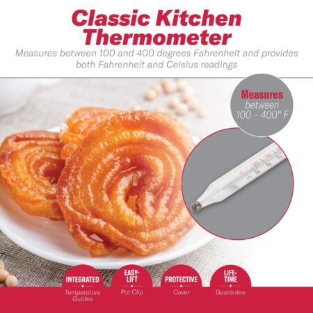 GoodCook Classic Candy / Deep Fry Thermometer, red - Image 3