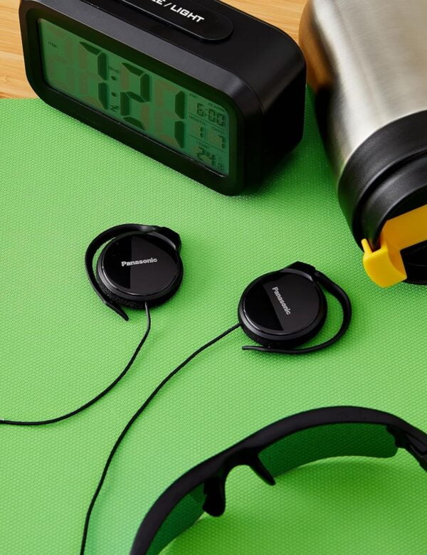 Panasonic- Rp-hs46e-k Slim Clip On Earphone - Black - Image 4