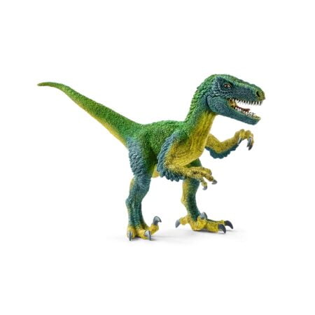 Schleich Dinosaurs Realistic Velociraptor Figurine with Moving Jaw - Detailed Prehistoric