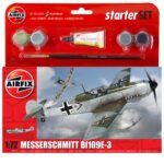 Airfix 1:72 Messerschmitt Bf109E-3 Starter Set (A55106) - Image 2