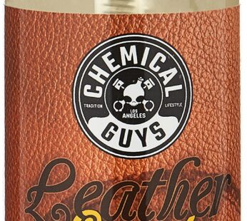 Chemical Guys AIR_102_04 Leather Scent Premium Air Freshener and Odor Eliminator, Long-Las