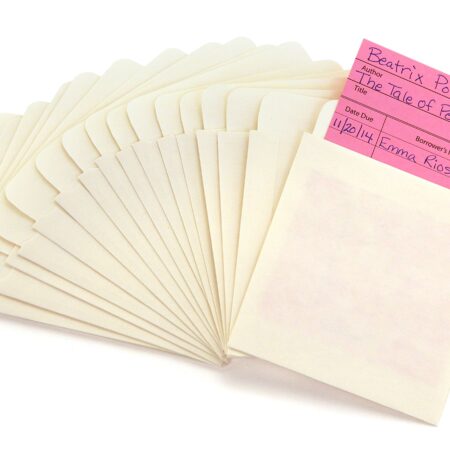 Hygloss Products Manila Library Pockets ? Self Adhesive Pocket Envelopes ? 4.5 x 3.5 Inche - Image 2