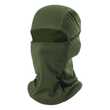 Balaclava Face Mask Adjustable Windproof UV Protection Hood (US, Alpha, One Size, Army Gre