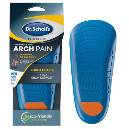 Dr. Scholl's ARCH Pain Relief Orthotics, Insoles for Men (8-12), 1 Pair Shoe Inserts - Image 2