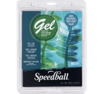Speedball Gel Printing Plates, 8″ x 10″, for Block Monoprinting