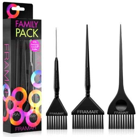Framar Family Hair Color Brush Set - Hair Dye Brush Kit, Hair Coloring Brush, Hair Dying B - Image 2
