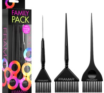 Framar Family Hair Color Brush Set – Hair Dye Brush Kit, Hair Coloring Brush, Hair Dying B