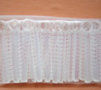NSKR HPS Orthodontic Ligature Ties Orthodontic Elastomeric O-rings,1pack/1040pcs (Clear)