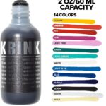 Krink K-60 Black Paint Marker - Vibrant and Opaque Fine Art Graffiti Markers for Canvas Me - Image 3