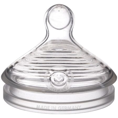 NUK Simply Natural Replacement Nipples, Medium Flow, 2pk - Image 2