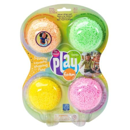 Educational Insights Playfoam Sparkle 4-Pack, Fidget, Sensory Toy, Easter Basket Stuffers