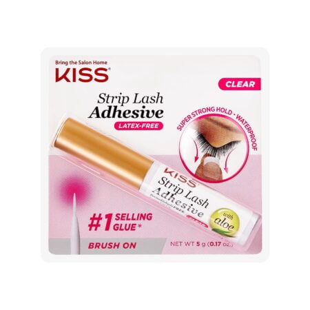 KISS Strip Lash Adhesive, Lash Glue, 24hr Strip Eyelash Adhesive, Clear, Includes Lash Adh - Image 2