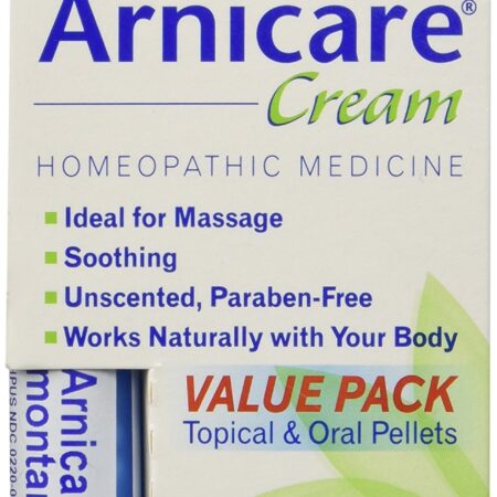 Arnica Cream Value Pack Cream and Arnica 30C Pellets Boiron 2.5 oz + 80 Cream + Pellet - Image 2