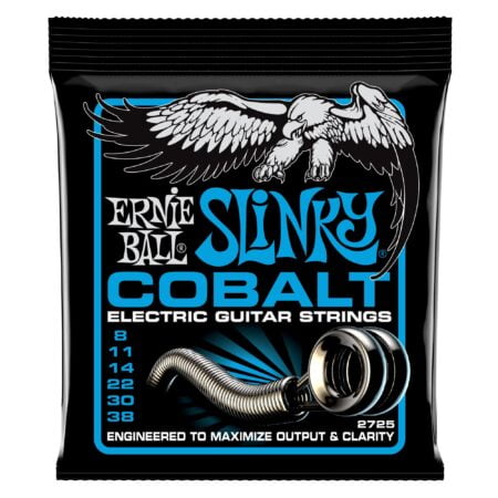 Ernie Ball Extra Slinky Cobalt Electric Guitar Strings - 8-38 Gauge