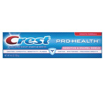 Crest Pro-Health Sensitive & Enamel Shield Toothpaste, Mint, 4.6 oz