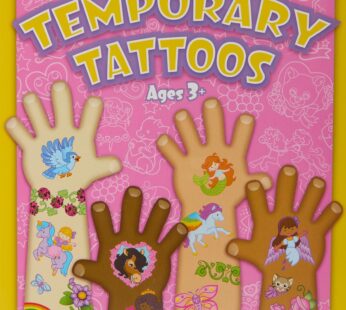 Melissa & Doug My First Temporary Tattoos – Pink Activity Pad Sticker Pad