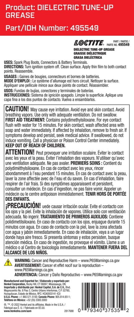 Loctite 37534 Dielectric Grease for Automotive: Provides Moisture-Proof Barrier, Prevents - Image 2