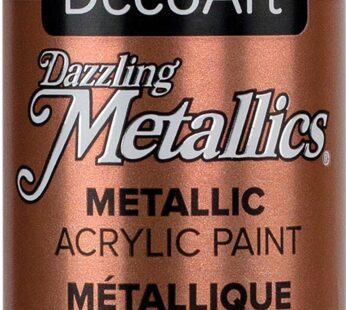 Decoart 2oz RosGold Dazzling Metallic, 2 oz, Rosegold