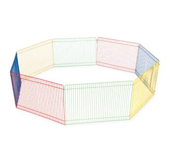 Prevue Pet Products Multi-Color Small Pet Playpen 40090,13×35.87×8.67 inch