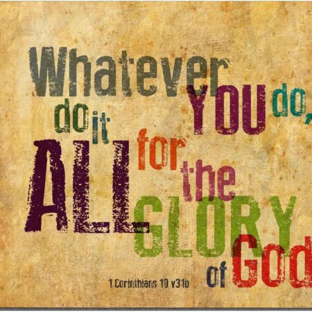 Christian Bible Verse Mouse Pad, Whatever You do,do it All for The Glory of God.1Corinthla - Image 2