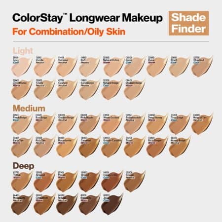 Revlon Liquid Foundation, ColorStay Face Makeup for Combination & Oily Skin, SPF 15, Medium-Full Coverage with Matte Finish, Toffee (375), 1.0 oz - Image 6