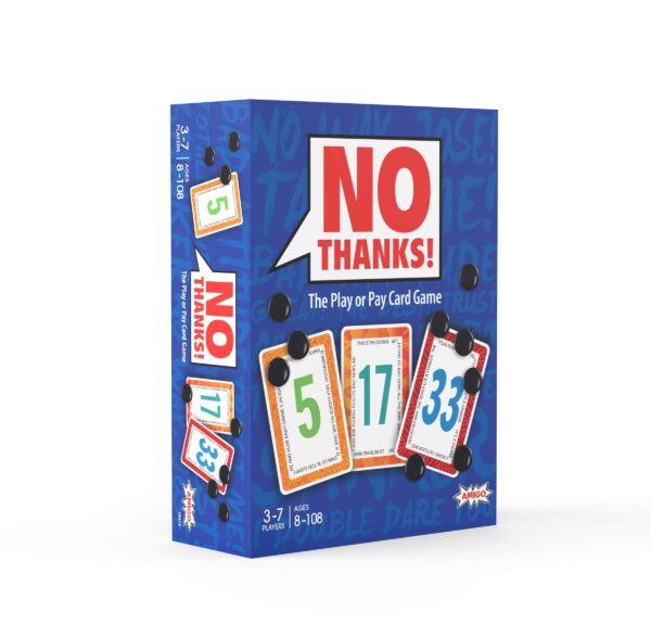 Amigo Games No Thanks! The Play or Pay Card Game ? Avoid Taking Points in This Exciting &