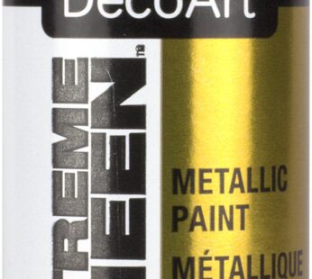 DecoArt 2 Ounce, Vintage Brass Extreme Sheen Paint, 2 Fl Oz (Pack of 1)