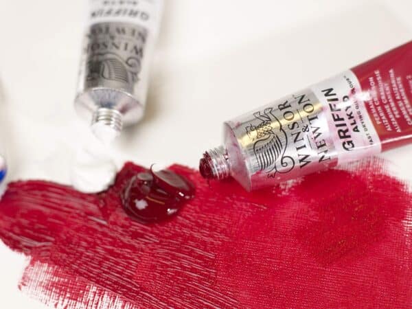 Winsor & Newton Griffin Alkyd Fast Drying Oil Paint, 37ml (1.25-oz) tube, Titanium White - Image 6