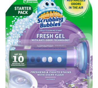 Scrubbing Bubbles Toilet Gel Stamps, Fresh Gel Toilet Cleaning Stamps, Helps Keep Toilet C