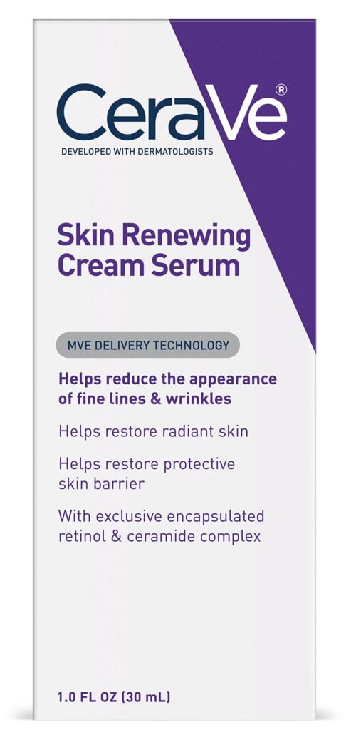 CeraVe Anti Aging Retinol Serum | Cream Serum for Smoothing Fine Lines and Skin Brightenin