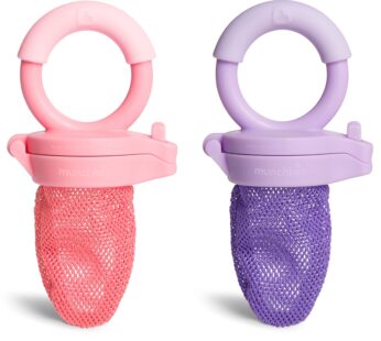 Munchkin? Fresh Food Feeder, Coral/Purple, 2 count (Pack of 1)
