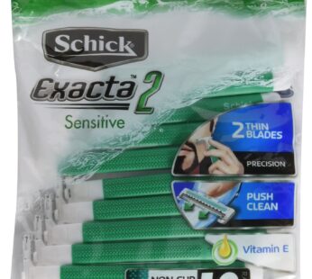 Schick Exacta2 Sensitive Disposable Razor 20p (10 Count x 2Pack)