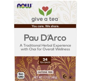 NOW Foods, Pau D’Arco Tea, A Traditional Herbal Experience, Overall Wellness, Premium Unbl