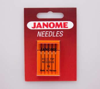 Janome Red Tip 5 Needle Pack Size 14