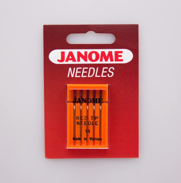 Janome Red Tip 5 Needle Pack Size 14