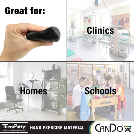 CanDo TheraPutty Standard Hand Exercise Putty For Rehabilitation, Exercises, Hand Therapy, - Image 3