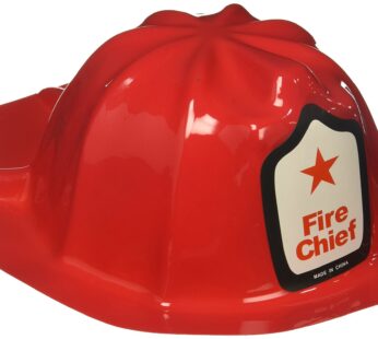 Rhode Island Novelty Plastic Firefighter Chief Hat (Set of 24)