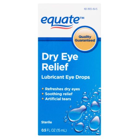 Equate: Sterile Artificial Tears Lubricant Eye Drops, .5 fl oz - Image 2