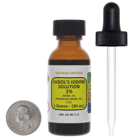 Lugol's Iodine / 2% Solution / 2 Oz in an Amber Glass Bottle/Free Dropper/USA - Image 2
