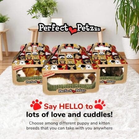 Perfect Petzzz - Original Shih Tzu, Realistic, Lifelike Stuffed Interactive Pet Toy, Compa - Image 6