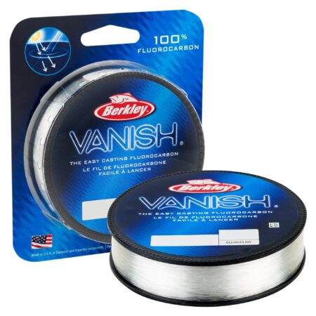 Berkley Vanish , Clear, 2lb | 0.9kg, 250yd | 228m Fluorocarbon Fishing Line, Suitable for