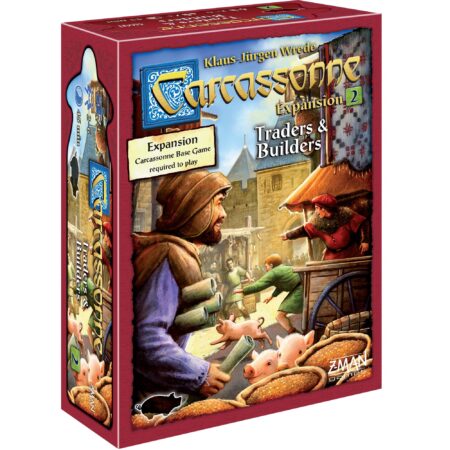 Carcassonne Traders & Builders Board Game EXPANSION - New Strategies Await! Medieval Tile- - Image 2
