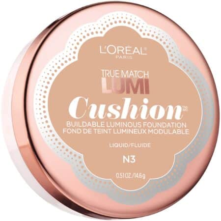 L'Oréal Paris True Match Lumi Cushion Foundation, N3 Natural Buff, 0.51 oz. - Image 2