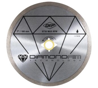 QEP 7″ Continuous Rim Diamond Blade – For Wet Cutting of Ceramic Tile