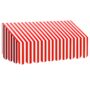 Teacher Created Resources Red and White Stripes Awning (77165) 24x12.5 in