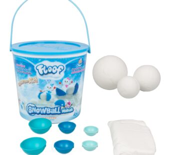 Floof Modeling Clay – Reuseable Indoor Snow – Snowball Maker with 7 Pieces.