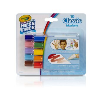 Crayola Color Wonder Markers, Mess Free Coloring, 10 Count, Gift for Kids, Age 3, 4, 5, 6