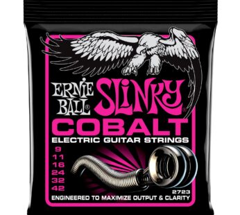 Ernie Ball Super Slinky Cobalt Electric Guitar Strings – 9-42 Gauge