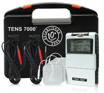 TENS 7000 Digital TENS Unit with Accessories – TENS Unit Muscle Stimulator for Back Pain R