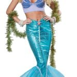 Women's Deluxe Mermaid Costume Medium - Image 2